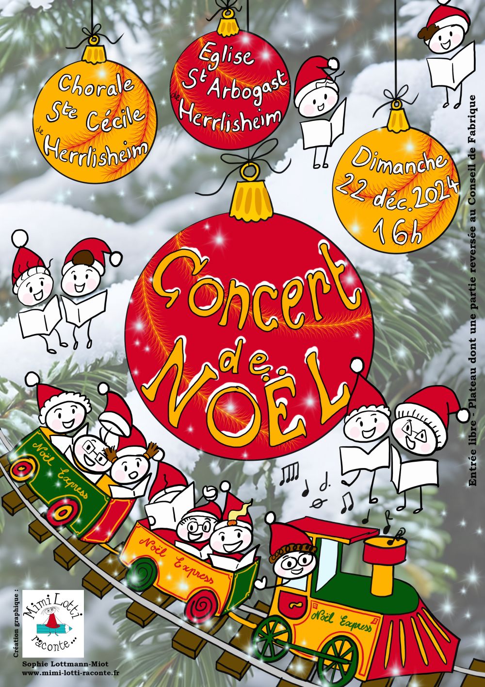 affiche du concert de Noël